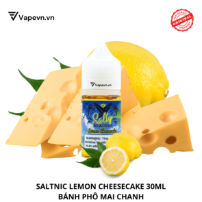 Tinh dầu salt nic SALTNIC SALTY BEACHES LEMON CHEESECAKE 30ML pod system vũng tàu