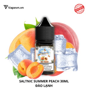 Tinh dầu SALTNIC SUMMER PEACH 30ML pod system vũng tàu vape box vũng tàu thuốc lá điện tử