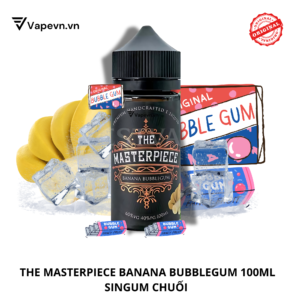 Tinh dầu free base MASTERPIECE BANANA BUBLEGUM 100ML pod system vũng tàu