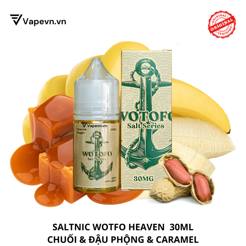 Tinh dầu salt nic SALTNIC WOTOFO HEAVEN STAPLE 30ML pod system vũng tàu