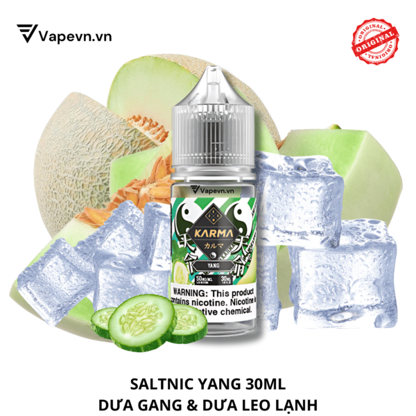 Tinh dầu salt nic SALTNIC KARMA YANG 30ML pod system vũng tàu