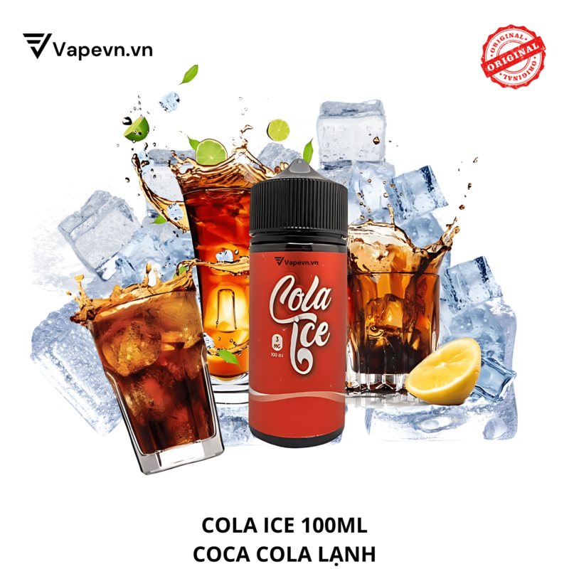 Tinh dầu free base COLA ICE 100ML pod system vũng tàu, vape box vũng tàu, thuốc lá điện tử