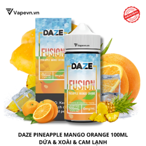 Tinh dầu free base DAZE FUSION PINEAPPLE MANGO ORANGE 100ML pod system vũng tàu