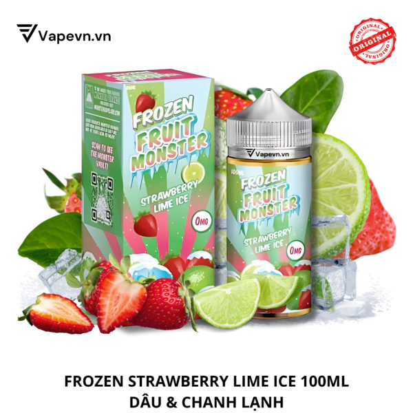 FROZEN FRUIT MONSTER STRAWBERRY LIME 100ML