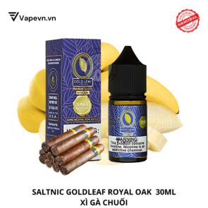 Tinh dầu salt nic SALTNIC GOLDLEAF ROYAL OAK 30ML pod system vũng tàu