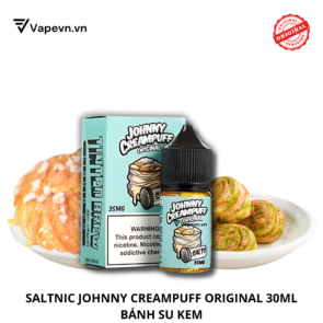 Tinh dầu salt nic SALTNIC JOHNNY CREAMPUFF ORIGNAL 30ML pod system vũng tàu