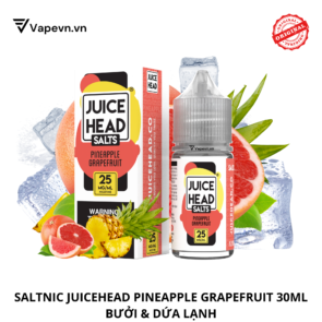 Tinh dầu salt nic SALTNIC JUICEHEAD PINEAPPLE GRAPEFRUIT 30ML pod system vũng tàu, vape box vũng tàu, thuốc lá điện tử