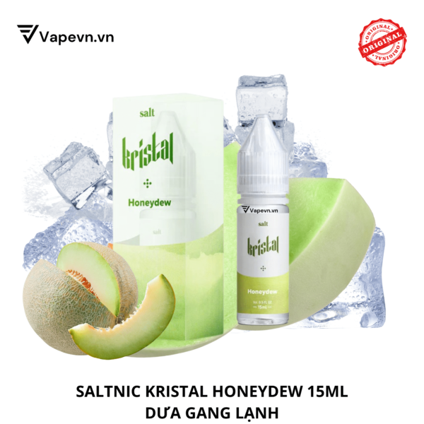 Tinh dầu salt nic SALTNIC KRISTAL HONEYDEW 15ML pod system vũng tàu