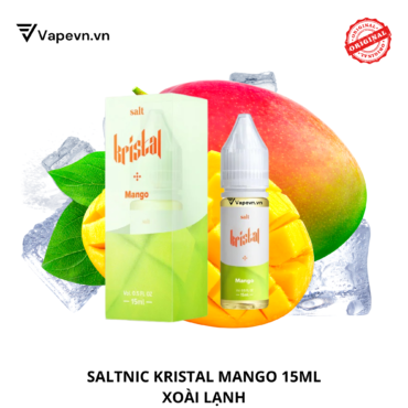 Tinh dầu salt nic SALTNIC KRISTAL MANGO 15ML pod system vũng tàu