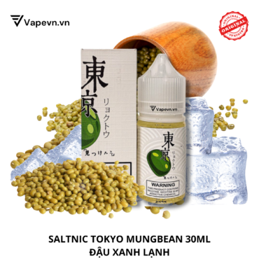 Tinh dầu salt nic SALTNIC TOKYO GREEN MUNG BEAN 30ML pod system vũng tàu