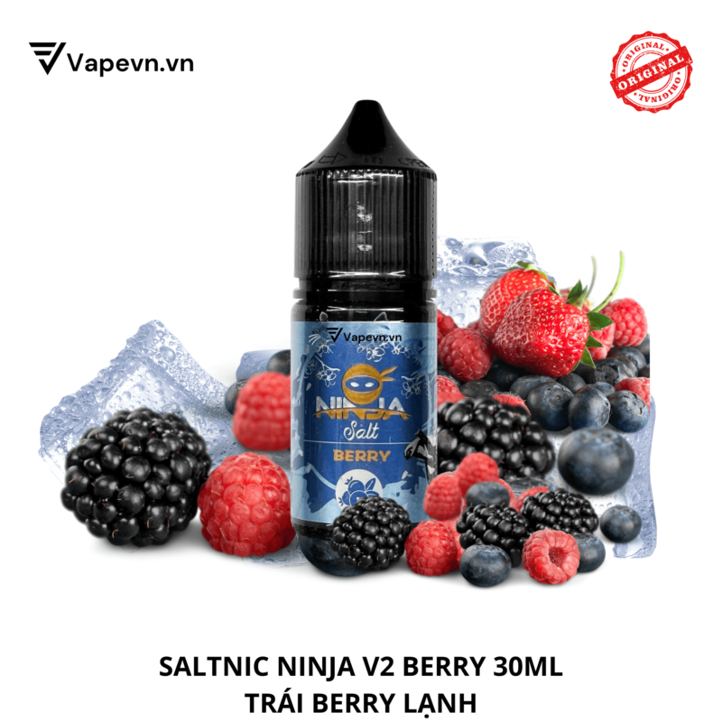 Tinh dầu salt nic SALTNIC NINJA V2 BERRY 30ML pod system vũng tàu