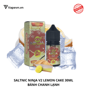 Tinh dầu salt nic SALTNIC NINJA V2 LEMON CAKE 30ML pod system vũng tàu