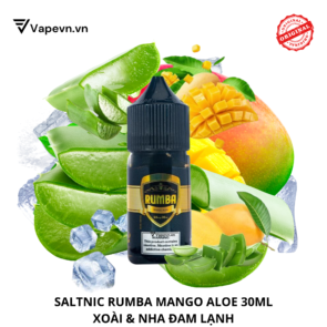 Tinh dầu salt nic SALTNIC RUMBA MANGO ALOE 30ML pod system vũng tàu, vape box vũng tàu, thuốc lá điện tử