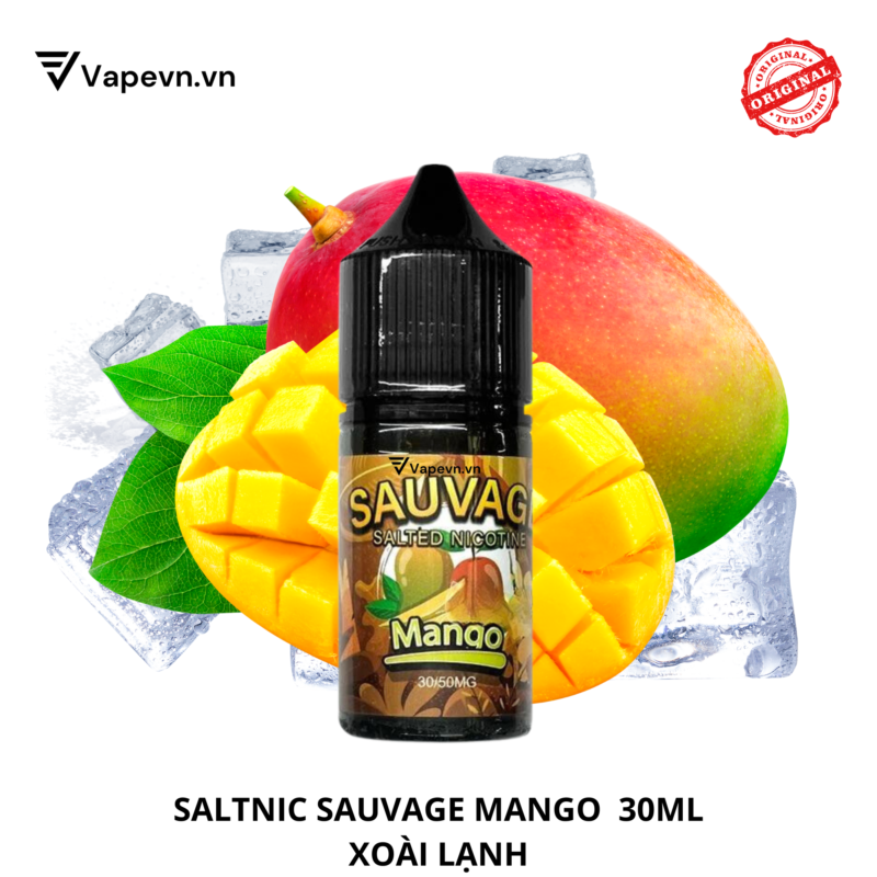 Tinh dầu salt nic SALTNIC SAUVAGE MANGO 30ML pod system vũng tàu