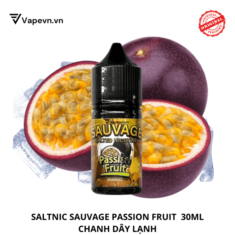 Tinh dầu salt nic SALTNIC SAUVAGE PASSIONFRUIT 30ML pod system vũng tàu