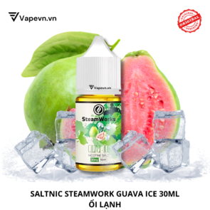 Tinh dầu salt nic SALTNIC STEAMWORKS GUAVA ICE 30ML pod system vũng tàu, vape box vũng tàu, thuốc lá điện tử