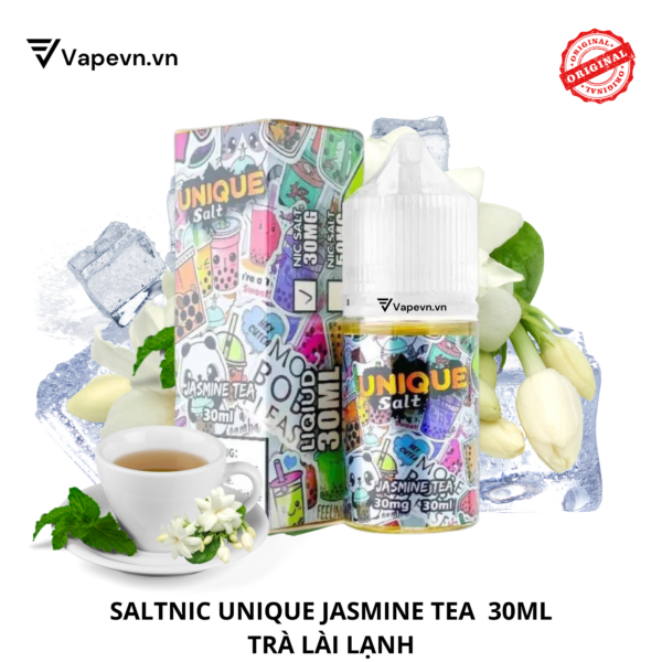 Tinh dầu salt nic SALTNIC UNIQUE JASMINE TEA 30ML pod system vũng tàu