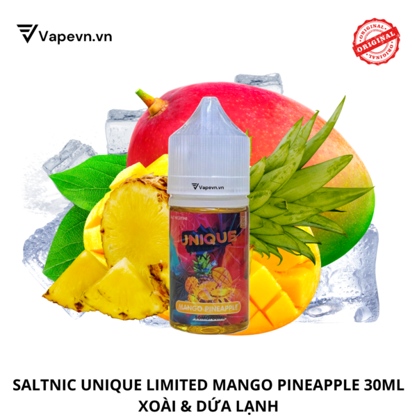 SALTNIC UNIQUE LIMITED MANGO PINEAPPLE 30ML