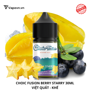 CHOIC FUSION BERRY STARRY 30ML VIỆT QUẤT - KHẾ