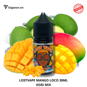 Tinh dầu salt nic SALTNIC LOSTVAPE MANGO LOCO 30ML pod system vũng tàu, vape box vũng tàu, thuốc lá điện tử