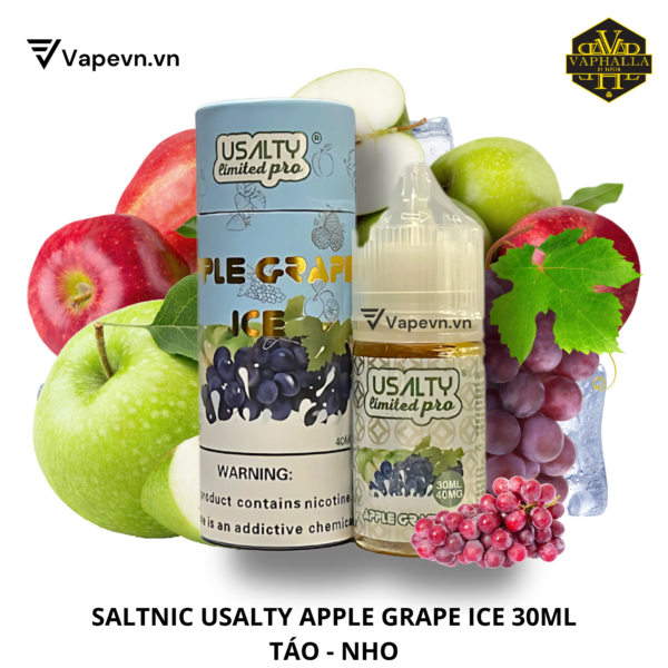 SALTNIC USALTY LIMITED APPLE GRAPE ICE 30ML