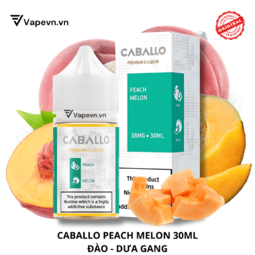 SALTNIC CABALLO PEACH MELON 30ML