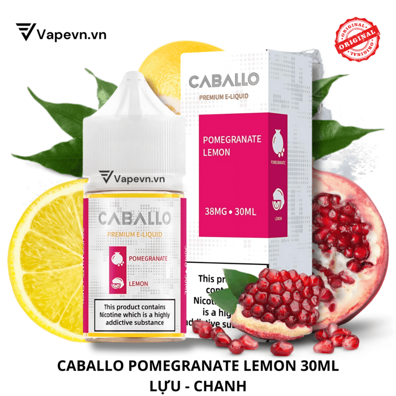 SALTNIC CABALLO POMEGRANATE LEMON 30ML