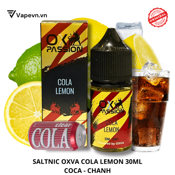 SALTNIC OXVA COLA LEMON 30ML