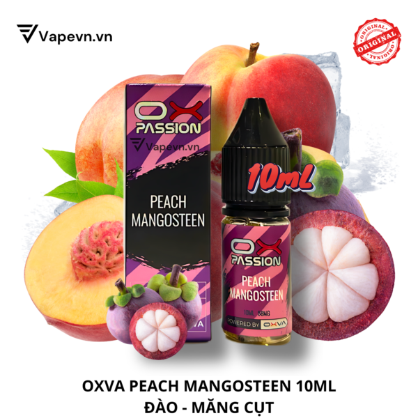 OXVA PASSION PEACH MANGOSTEEN SALT 10ML