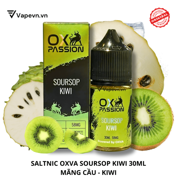 SALTNIC OXVA SOURSOP KIWI 30ML