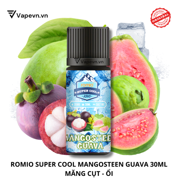 SALTNIC ROMIO SUPERCOOL MANGOSTEEN GUAVA 30ML