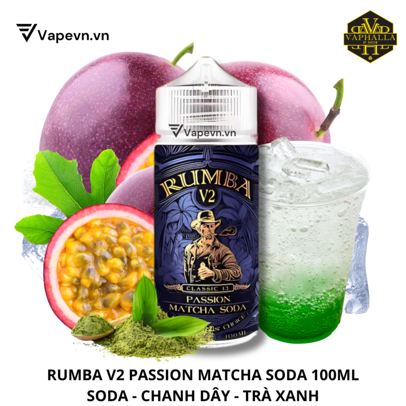 RUMBA V2 PASSION MATCHA SODA 100ML