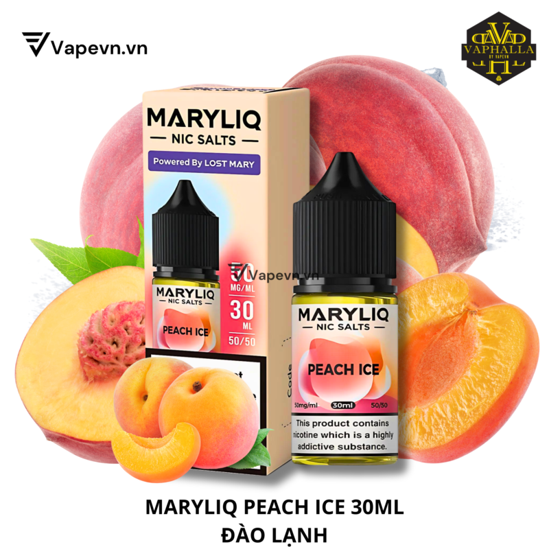 SALTNIC MARYLIQ PEACH ICE 30ML