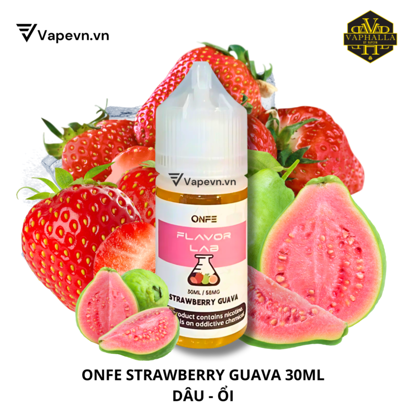 SALTNIC ONFE FLAVOR LAB STRAWBERRY GUAVA 30ML