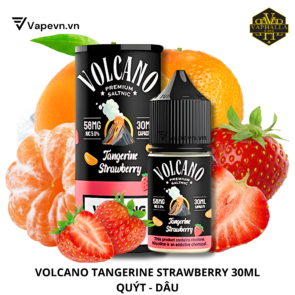 SALTNIC VOLCANO TANGERINE STRAWBERRY 30ML