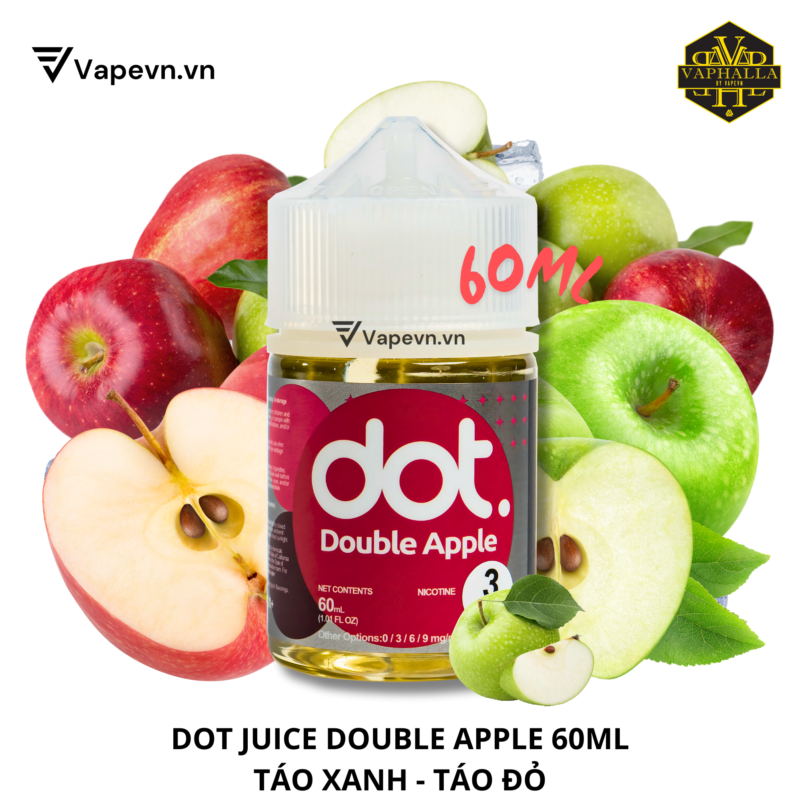 DOT JUICE DOUBLE APPLE 60ML