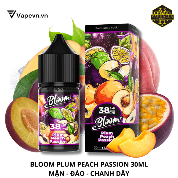 SALTNIC BLOOM PLUM PEACH PASSION 30ML