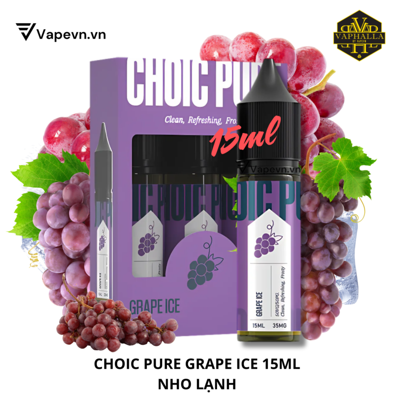 SALTNIC CHOIC PURE GRAPE ICE 15ML