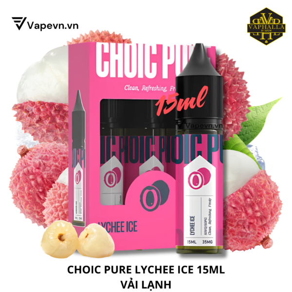 SALTNIC CHOIC PURE LYCHEE ICE 15ML