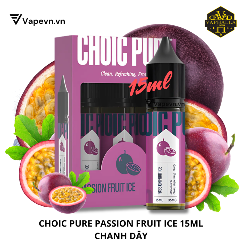 SALTNIC CHOIC PURE PASSION FRUIT ICE 15ML