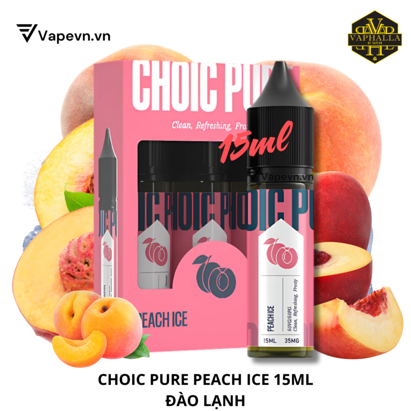 SALTNIC CHOIC PURE PEACH ICE 15ML