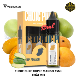 SALTNIC CHOIC PURE TRIPLE MANGO 15ML