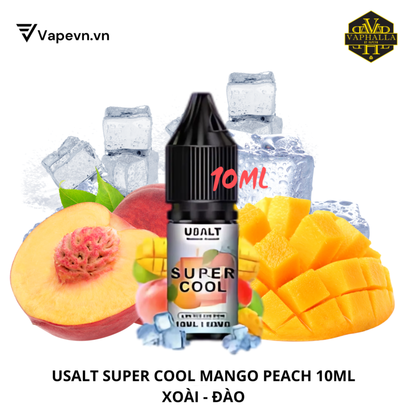 SALTNIC USALT SUPER COOL MANGO PEACH 10ML