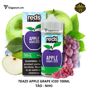 7DAZE APPLE GRAPE ICED 100ML