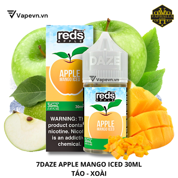 SALTNIC 7DAZE APPLE MANGO ICED 30ML