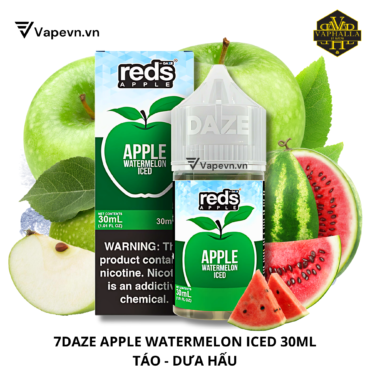 SALTNIC 7DAZE APPLE WATERMELON ICED 30ML