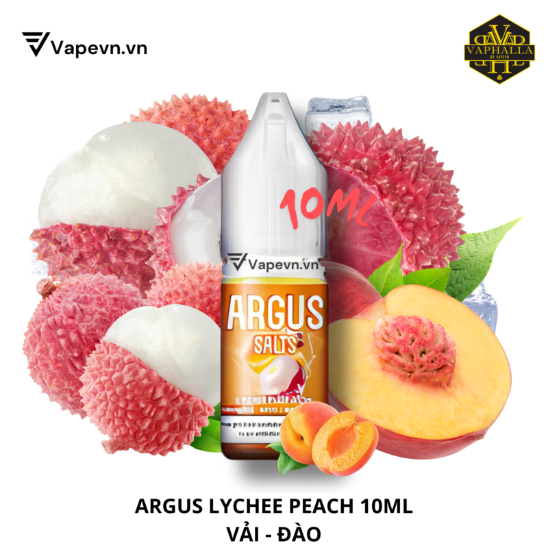 SALTNIC ARGUS LYCHEE PEACH 10ML