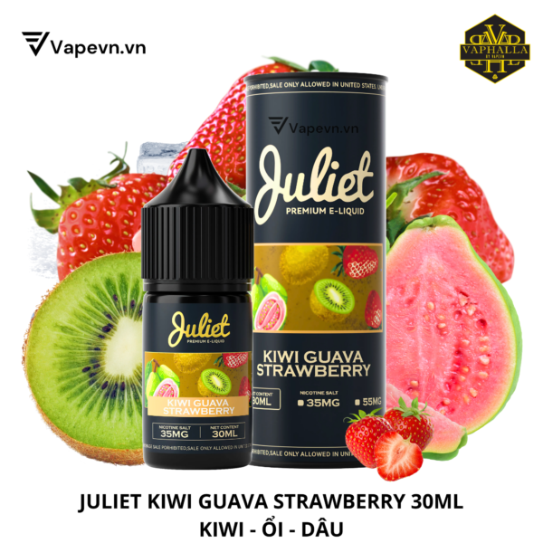 SALTNIC JULIET KIWI GUAVA STRAWBERRY 30ML