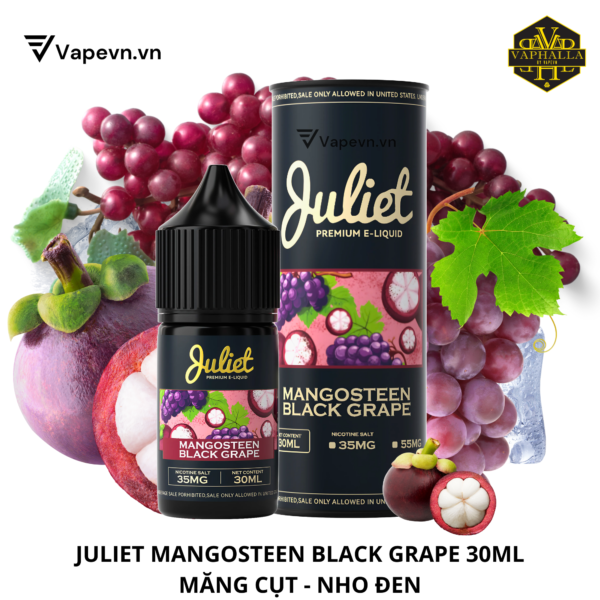 SALTNIC JULIET MANGOSTEEN BLACK GRAPE 30ML