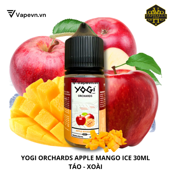 SALTNIC YOGI ORCHARDS APPLE MANGO ICE 30ML